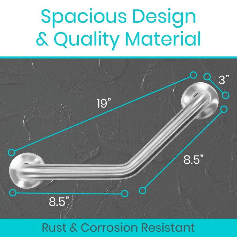 Angled Metal Grab Bar - Image 6