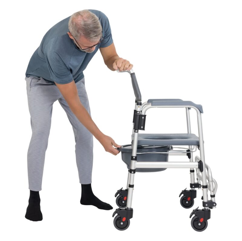 Core Shower Commode Transport Wheelchair - Image 2