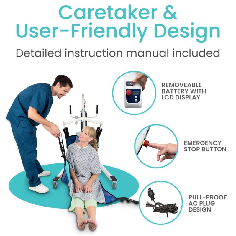 Electric Patient Lift With Sling - Image 7