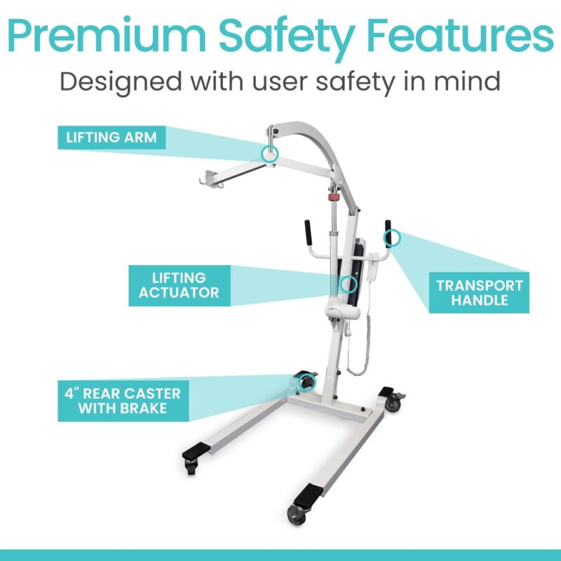 Electric Patient Lift With Sling - Image 3