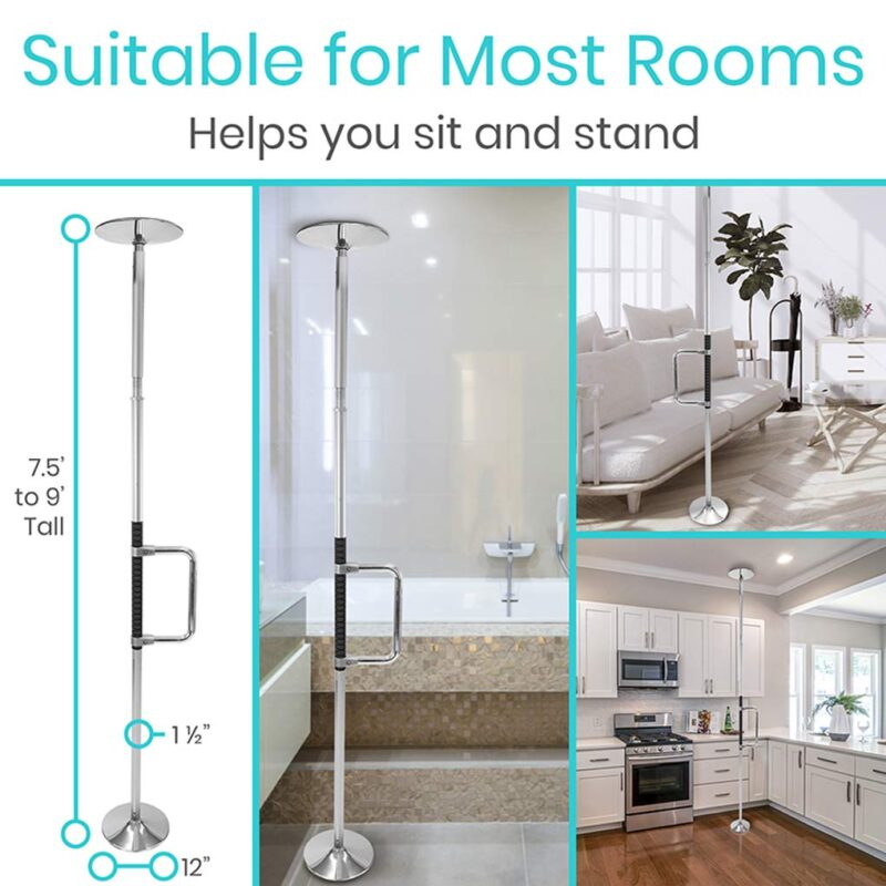 Floor to Ceiling Grab Bar - Image 6