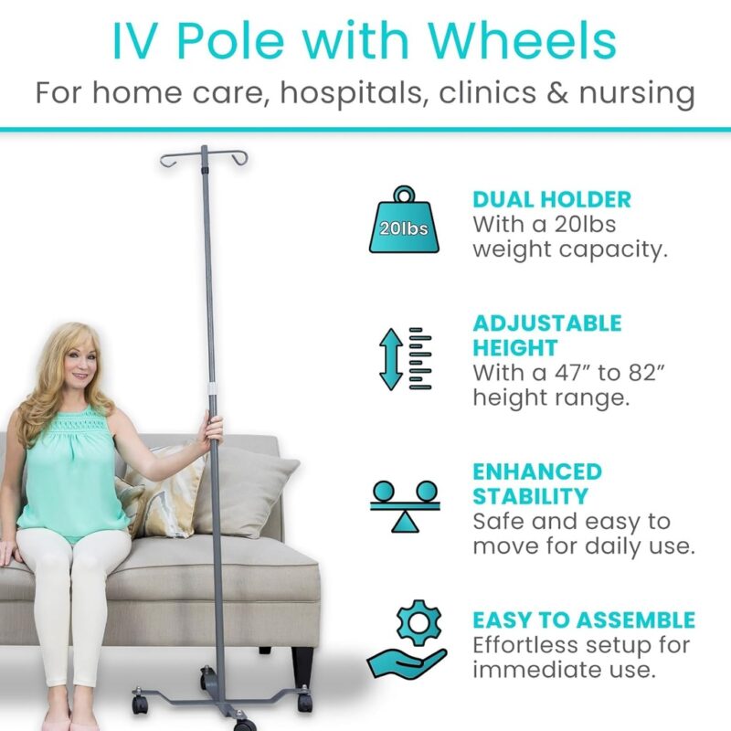 IV Pole (Bulk 4 Pack) - Image 8