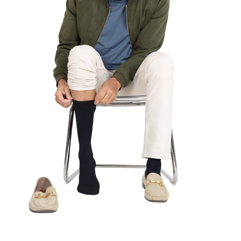 Knee High Men's Compression Dress Socks 20-30mmHg - Image 3