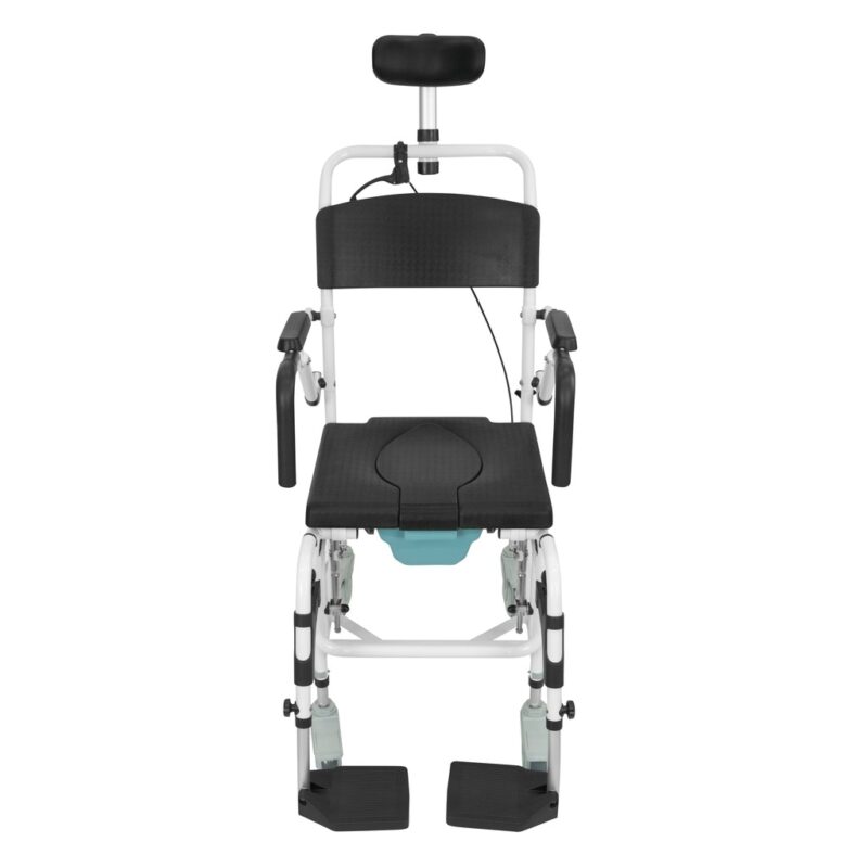 Reclining Shower Commode Transport Chair - Image 5