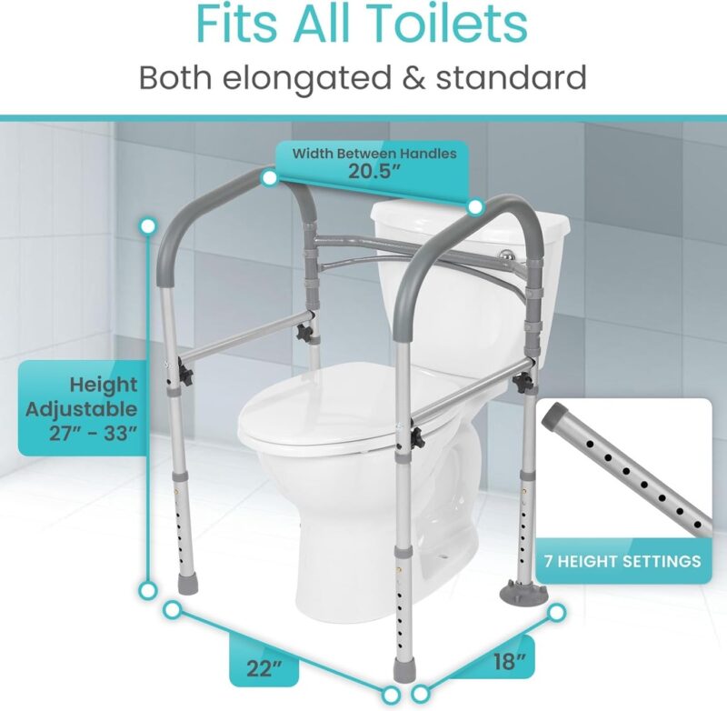 Toilet Safety Frame With Handles - Image 4