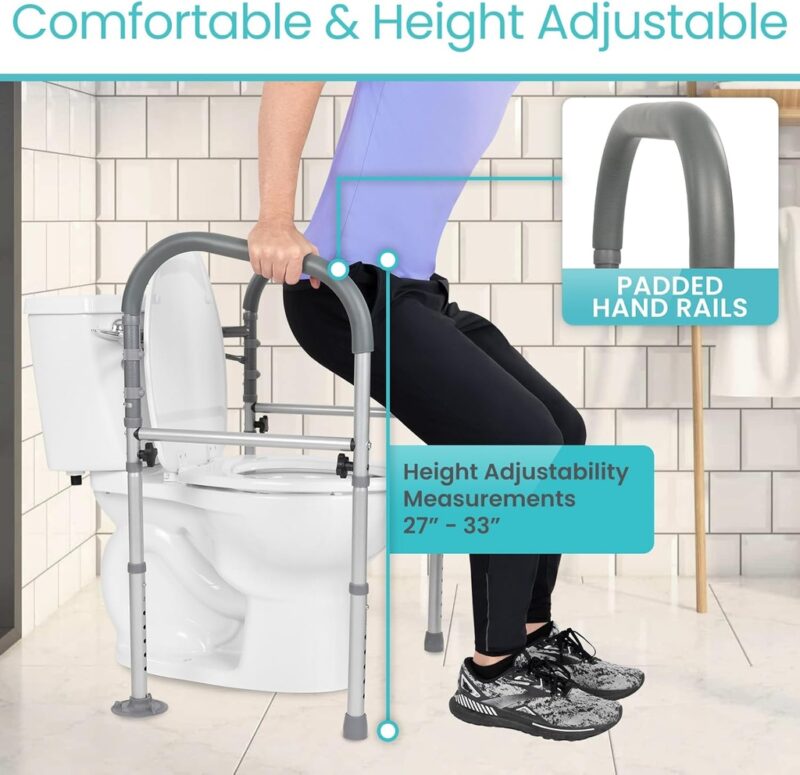 Toilet Safety Frame With Handles - Image 3
