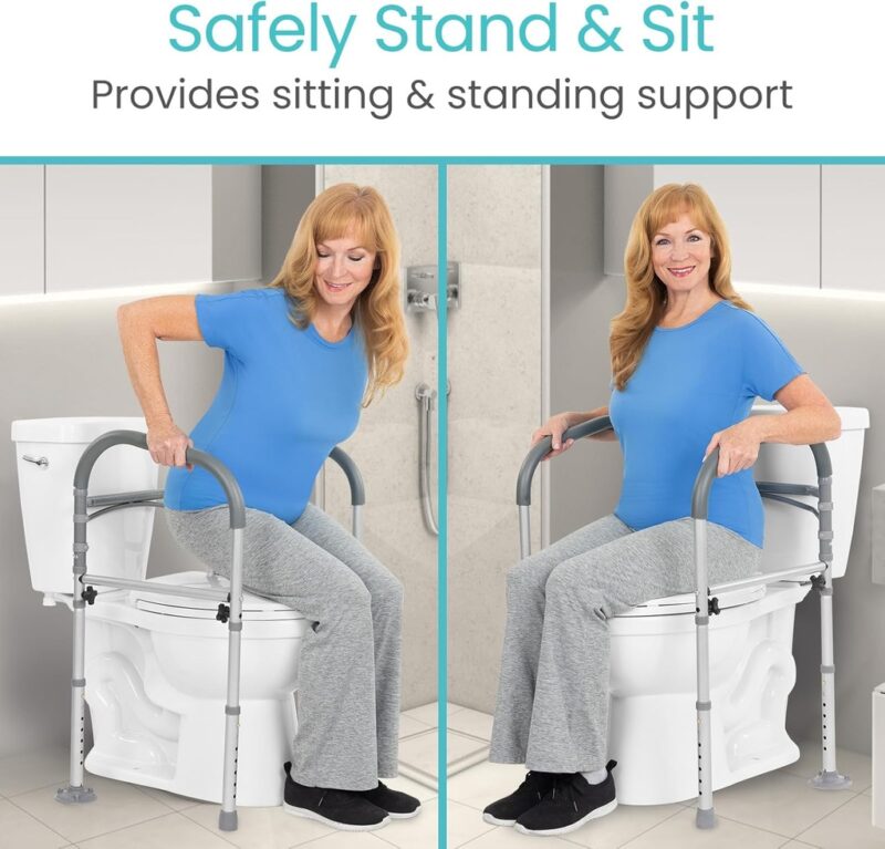 Toilet Safety Frame With Handles - Image 2