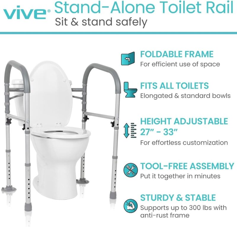 Toilet Safety Frame With Handles - Image 7