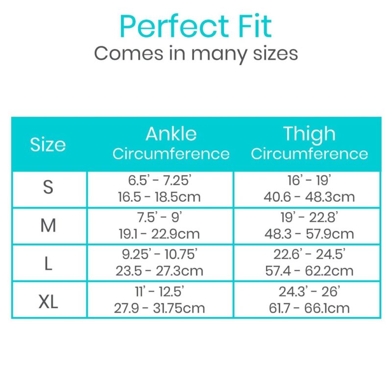 Thigh High Open Toe Compression Stockings 15-20mmHg - Image 9