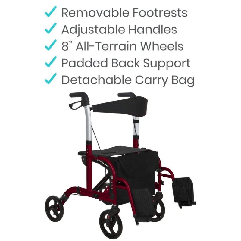 Wheelchair Rollator - Image 5