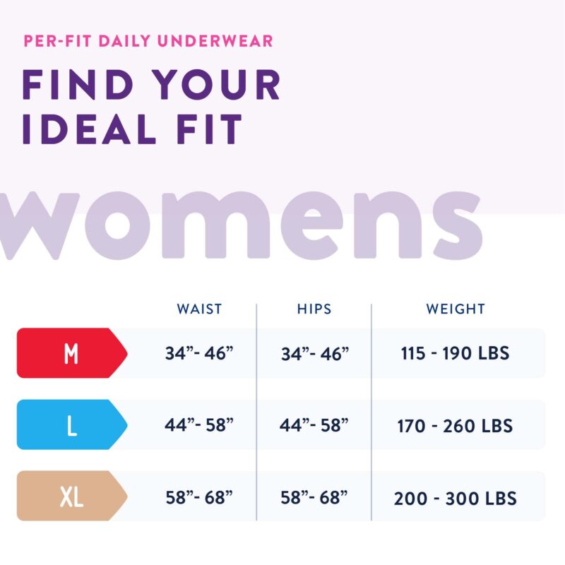 Female Adult Absorbent Underwear Prevail® Per-Fit® Pull On with Tear Away Seams Large Disposable Moderate Absorbency - Image 2