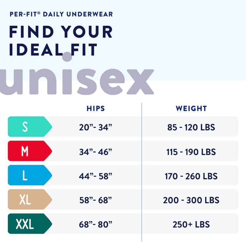 Unisex Adult Absorbent Underwear Prevail® Per-Fit® Extra Pull On with Tear Away Seams Large Disposable Heavy Absorbency - Image 2