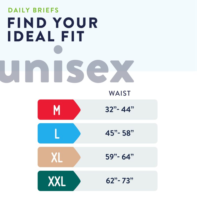 Unisex Adult Incontinence Brief Prevail® Nu-Fit® Disposable Heavy Absorbency - Image 2