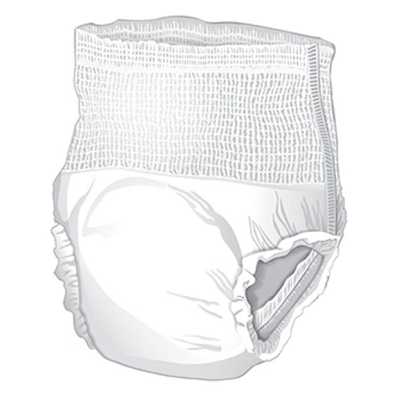 Unisex Adult Absorbent Underwear McKesson Ultra Pull On with Tear Away Seams Large Disposable Heavy Absorbency - Image 9