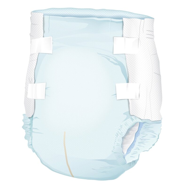Unisex Adult Incontinence Brief McKesson Ultra Large Disposable Heavy Absorbency - Image 6