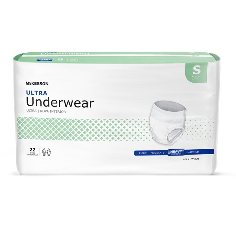 Unisex Adult Absorbent Underwear McKesson Ultra Pull On with Tear Away Seams Large Disposable Heavy Absorbency - Image 5