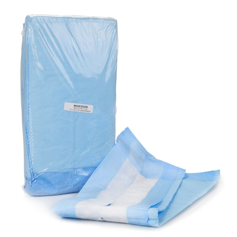 Disposable Underpad McKesson Classic 17 X 24 Inch Fluff / Polymer Light Absorbency - Image 2