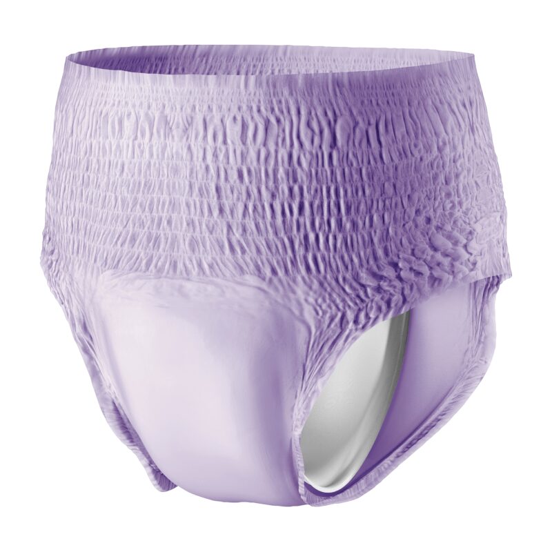 Female Adult Absorbent Underwear Prevail® Daily Underwear Pull On with Tear Away Seams Medium Disposable Heavy Absorbency - Image 3