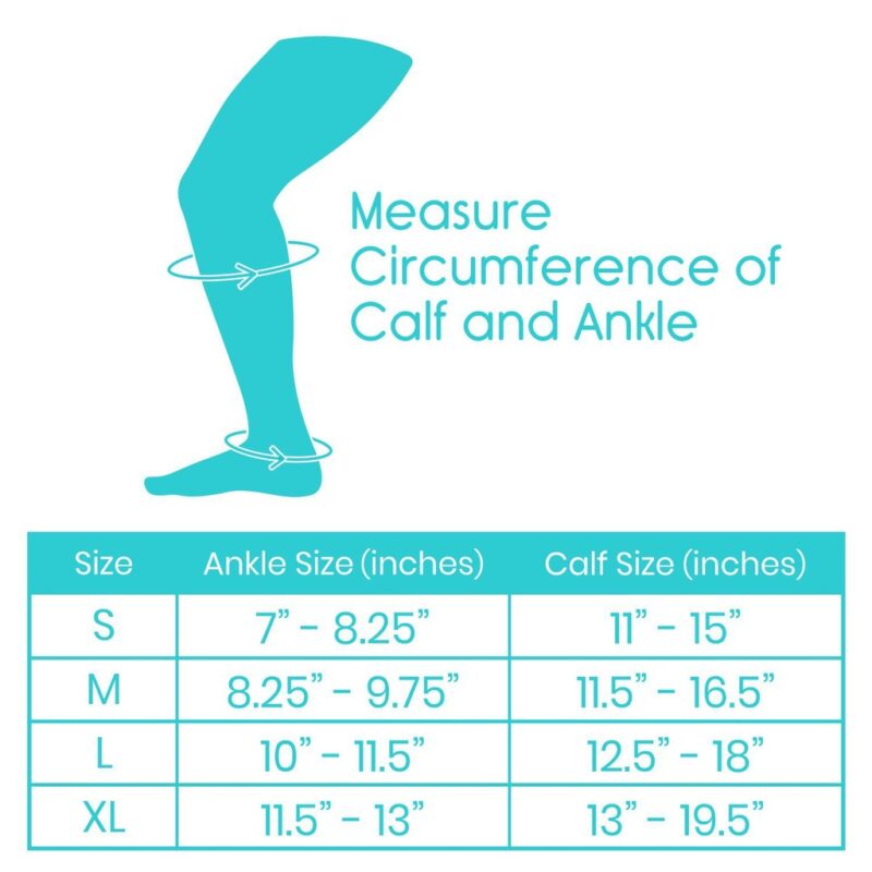 Knee High Compression Stockings 15-20mmHg - Image 2