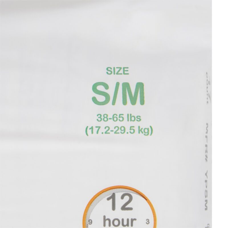 Unisex Youth Absorbent Underwear McKesson Pull On with Tear Away Seams Small / Medium Disposable Heavy Absorbency (68 Counts) - Image 4