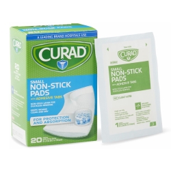 Non-Adherent Dressing with Adhesive Curad® 2 X 3 Inch Sterile 20 per Pack