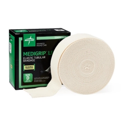 Elastic Tubular Support Bandage Medigrip LF 3 Inch X 11 Yard Leg Pull On Tan NonSterile Size D Standard Compression (1 Box) - Image 9