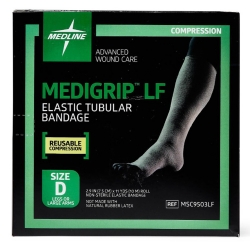 Elastic Tubular Support Bandage Medigrip LF 3 Inch X 11 Yard Leg Pull On Tan NonSterile Size D Standard Compression (1 Box) - Image 4