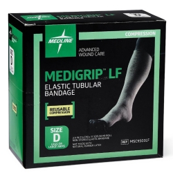 Elastic Tubular Support Bandage Medigrip LF 3 Inch X 11 Yard Leg Pull On Tan NonSterile Size D Standard Compression (1 Box) - Image 6