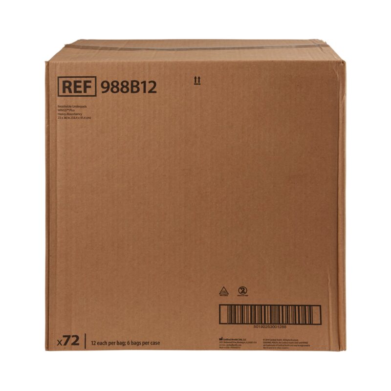 Disposable Underpad Wings™ Breathable Plus 23 X 36 Inch Fluff / Polymer Heavy Absorbency - Image 3