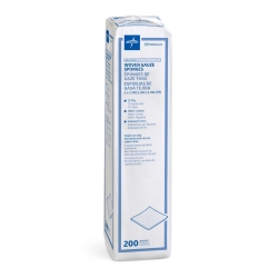 Gauze Sponge Medline 2 X 2 Inch 12-Ply NonSterile 200 per Pack