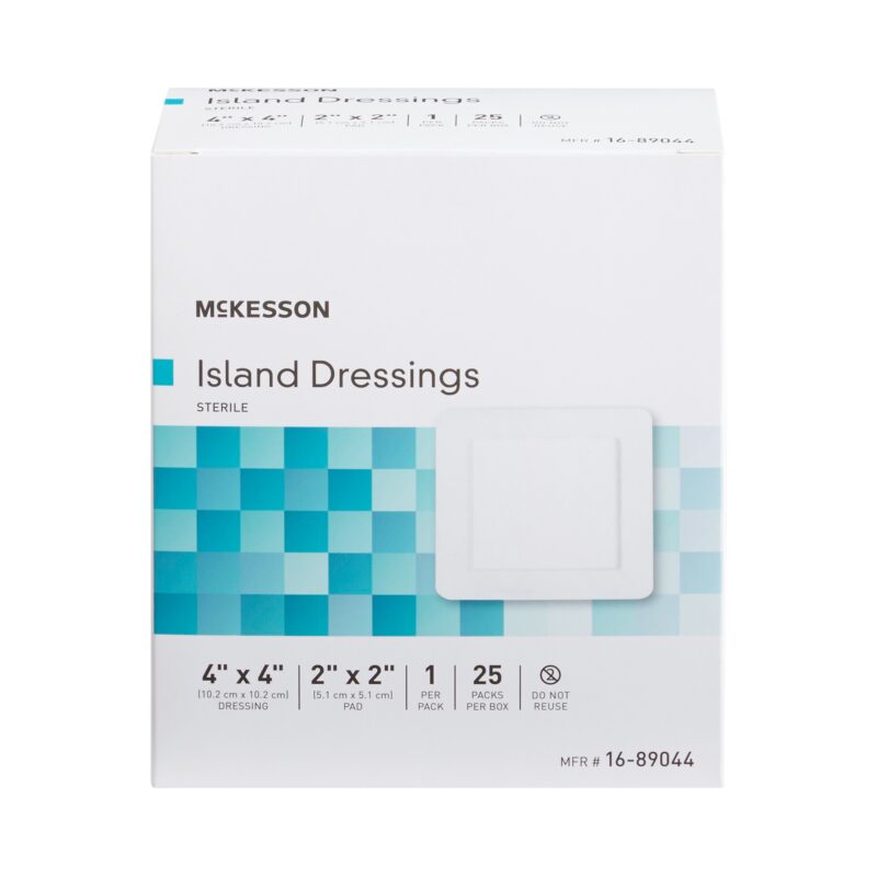 Island Dressing McKesson 4 X 4 Inch Square Sterile - Image 4