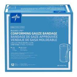 Fluff Bandage Roll Bulkee Lite® 2 Inch X 3-1/2 Yard 3-Ply Sterile 1 per Pack (96 Counts)