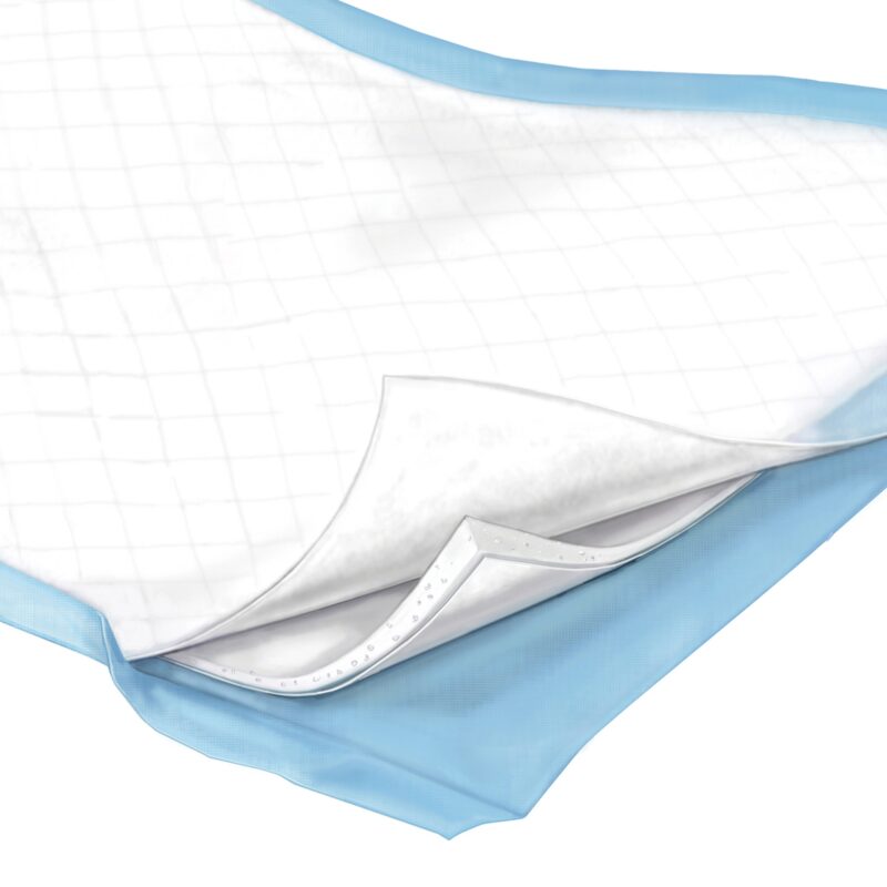 Disposable Underpad Wings™ Breathable Plus 30 X 36 Inch Fluff / Polymer Heavy Absorbency - Image 4