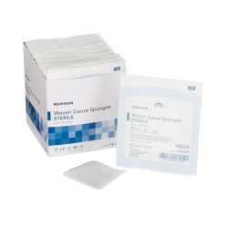 Gauze Sponge McKesson 2 X 2 Inch 8-Ply Sterile 2 per Pack (BX/50)