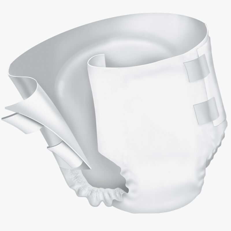 Unisex Youth Incontinence Brief Prevail® Daily Briefs X-Small Disposable Heavy Absorbency - Image 2