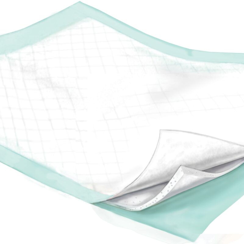 Disposable Underpad Wings™ Plus 36 X 36 Inch Fluff / Polymer Heavy Absorbency - Image 2