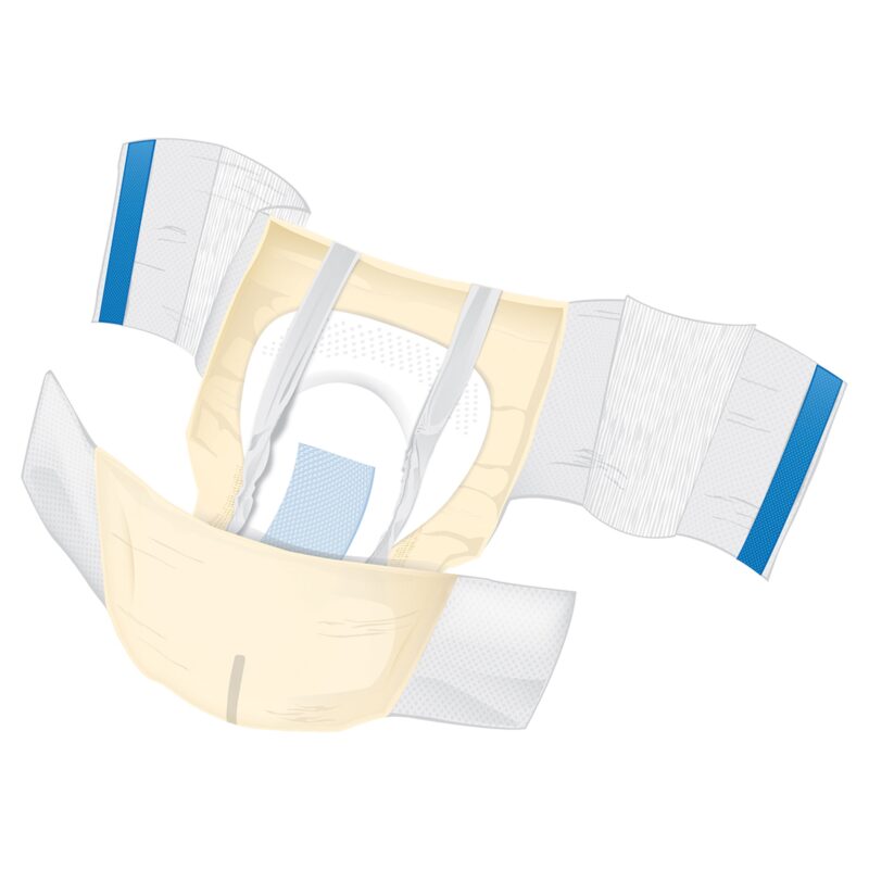 Unisex Adult Incontinence Brief McKesson Ultra Plus Stretch Large / X-Large Disposable Heavy Absorbency (4 Counts) - Image 6