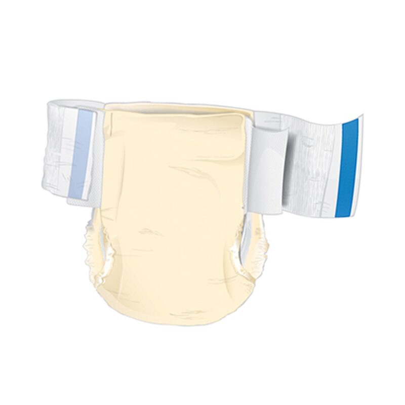 Unisex Adult Incontinence Brief McKesson Ultra Plus Stretch Large / X-Large Disposable Heavy Absorbency (4 Counts) - Image 5