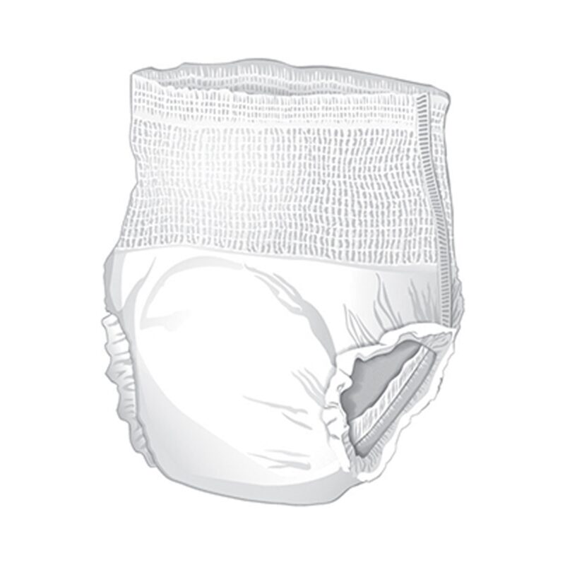 Unisex Adult Absorbent Underwear McKesson Classic Pull On with Tear Away Seams Large Disposable Light Absorbency (4 Counts) - Image 4