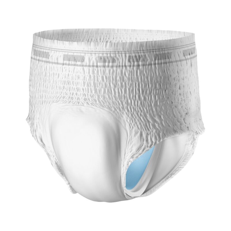 Male Adult Absorbent Underwear Prevail® Daily Underwear Pull On with Tear Away Seams Small / Medium Disposable Heavy Absorbency - Image 3
