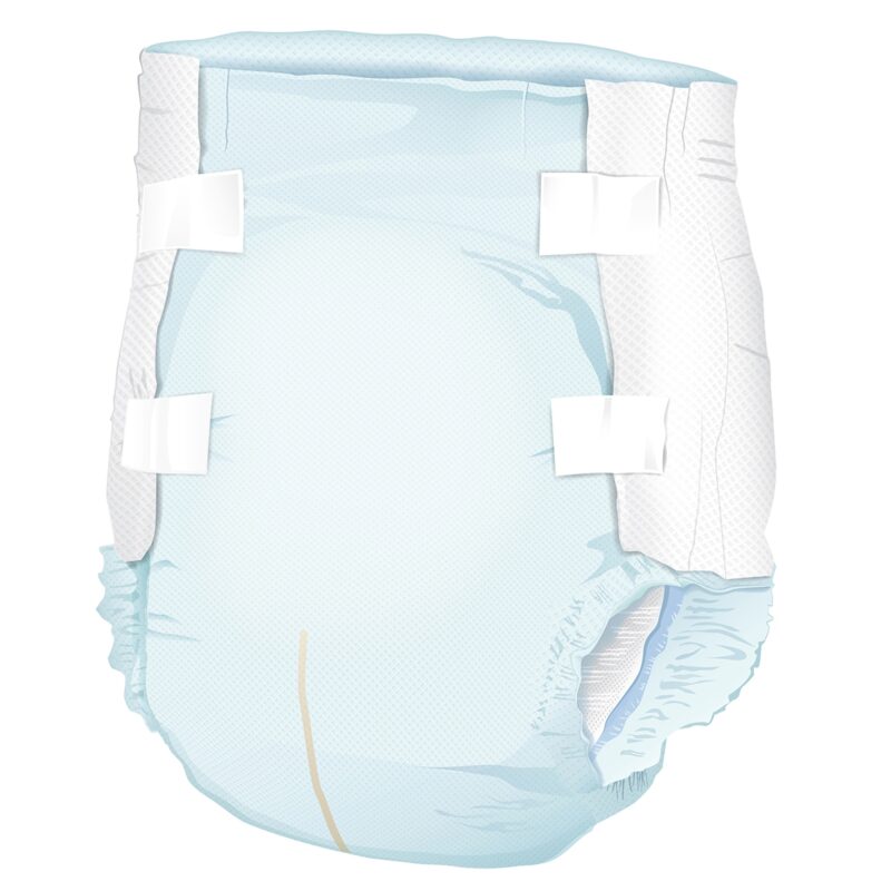 Unisex Adult Incontinence Brief McKesson Classic Large Disposable Light Absorbency (72 Counts) - Image 5