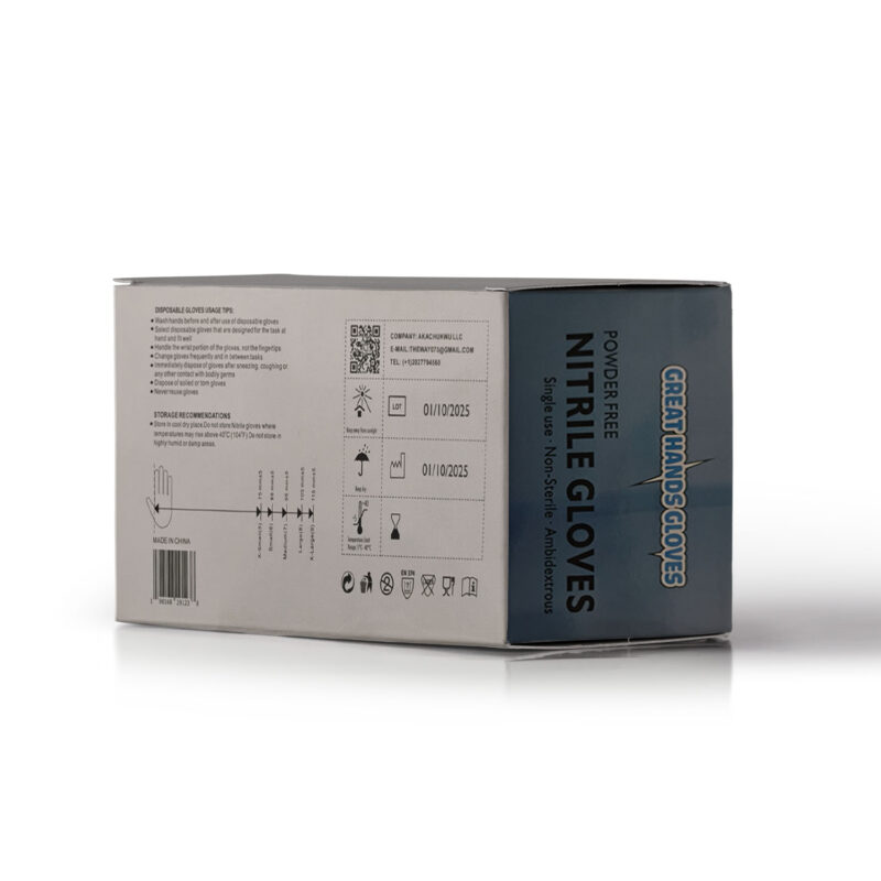 Great Hands Nitrile Gloves (100 Counts / Pack of 10) - Image 2