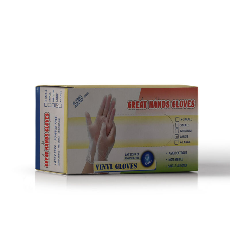 Great Hands Vinyl Gloves (100 Counts / Pack of 10) - Image 4