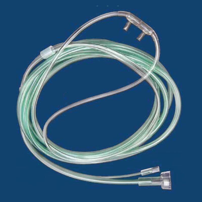 ETCO2 Nasal Cannula McKesson Pediatric Curved Prong / NonFlared Tip 7 Foot Tubing