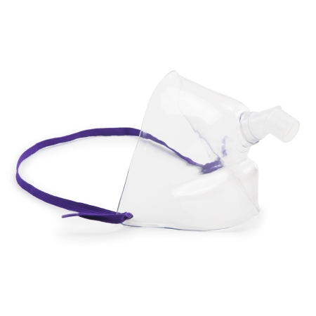 Oxygen Face Tent McKesson Face Tent Style Adult One Size Fits Most Adjustable Head Strap