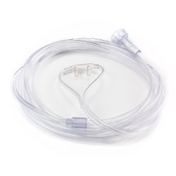 Nasal Cannula McKesson Adult Curved Prong / NonFlared Tip 7 Foot Tubing
