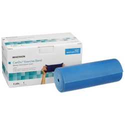Exercise Resistance Band McKesson CanDo® Blue 5 Inch X 6 Yard Heavy Resistance