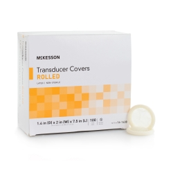 Ultrasound Probe Cover McKesson 1-2/5 X 7-1/2 Inch Latex NonSterile Rolled