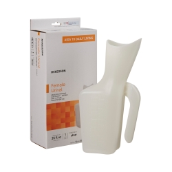 Female Urinal McKesson 32 oz. / 946 mL Without Closure Single