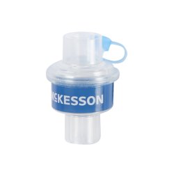 Heat and Moisture Exchanger with Filter McKesson 29.2 mg H₂O/L @ VT 500 mL 2.5 cm H₂O @ 30 LPM